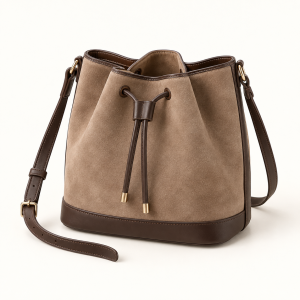Joanie Three Compartment Bucket Bag by VARELUNE